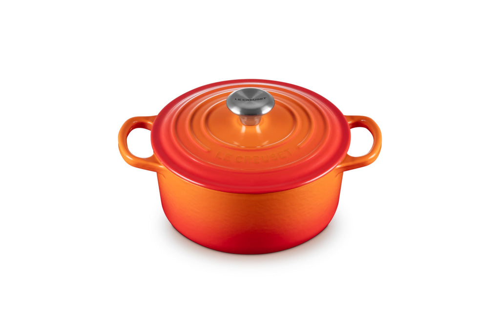 Le Creuset Enameled Cast Iron Signature Round Dutch Oven, 7.25 qt., Caribbean