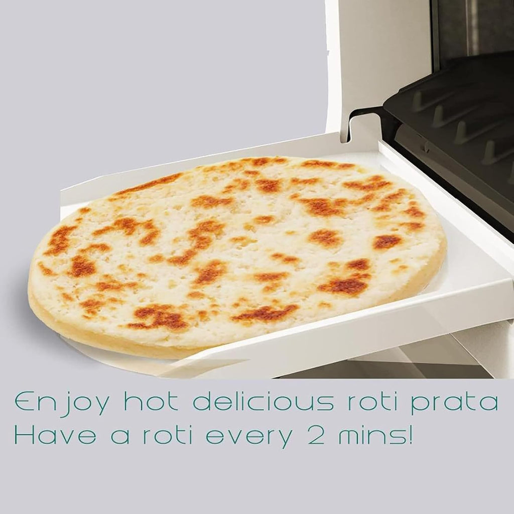 Fully Automatic Roti Maker, Electric Chapati Tortilla Pancake Flatbreads Pita Making Machine, Rotis Naan Maker, One Key to Make 20 Pcs/One Time, for