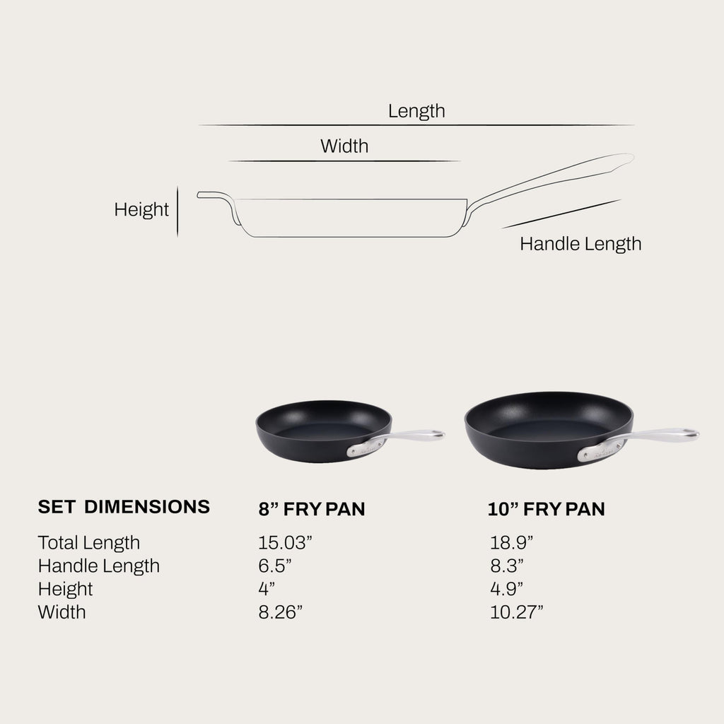 All-Clad HA1 Hard Anodized Nonstick Pots and Pans Set Non Stick Cookware Sets, Oven Broiler Safe 500F, Black