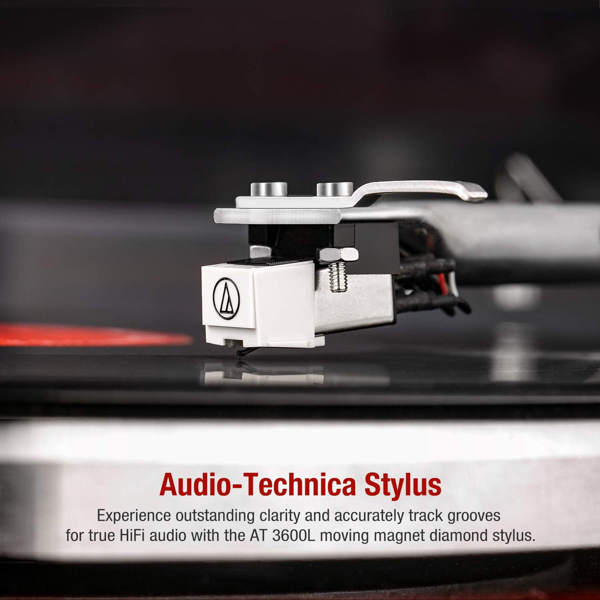 1 by ONE Belt Drive Turntable with Bluetooth Connectivity, Built-in Phono Pre-amp, USB Digital Output Vinyl Stereo Record Player with Magnetic