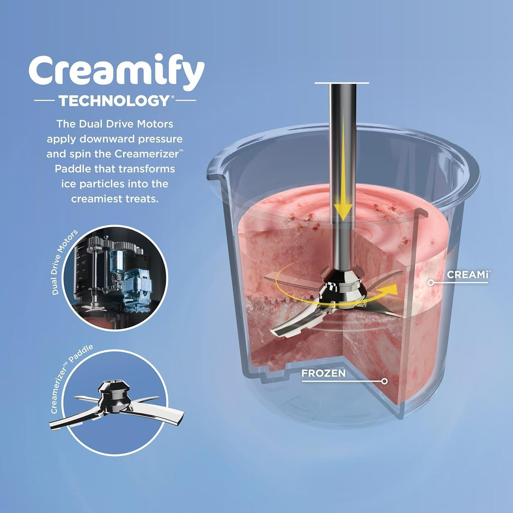 Ninja CREAMi Ice Cream & Sorbet Maker, 7 Frozen Treat Programs, Includes 4 Pints & Lids (CN315A)
