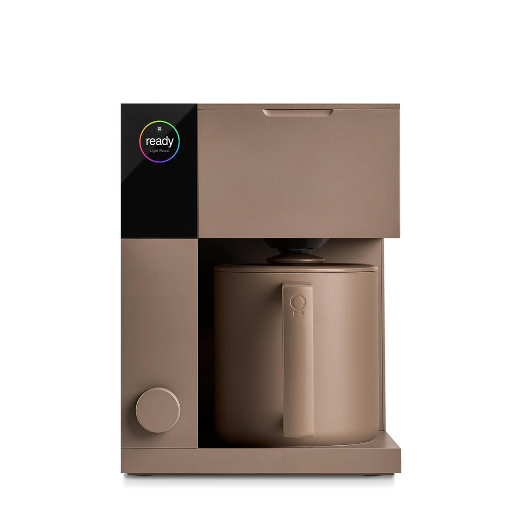 Fellow Aiden Precision Coffee Maker - 10-Cup Thermal Carafe, Built-In Brewing Guidance, Scheduling, Removable Water Tank, Matte Black