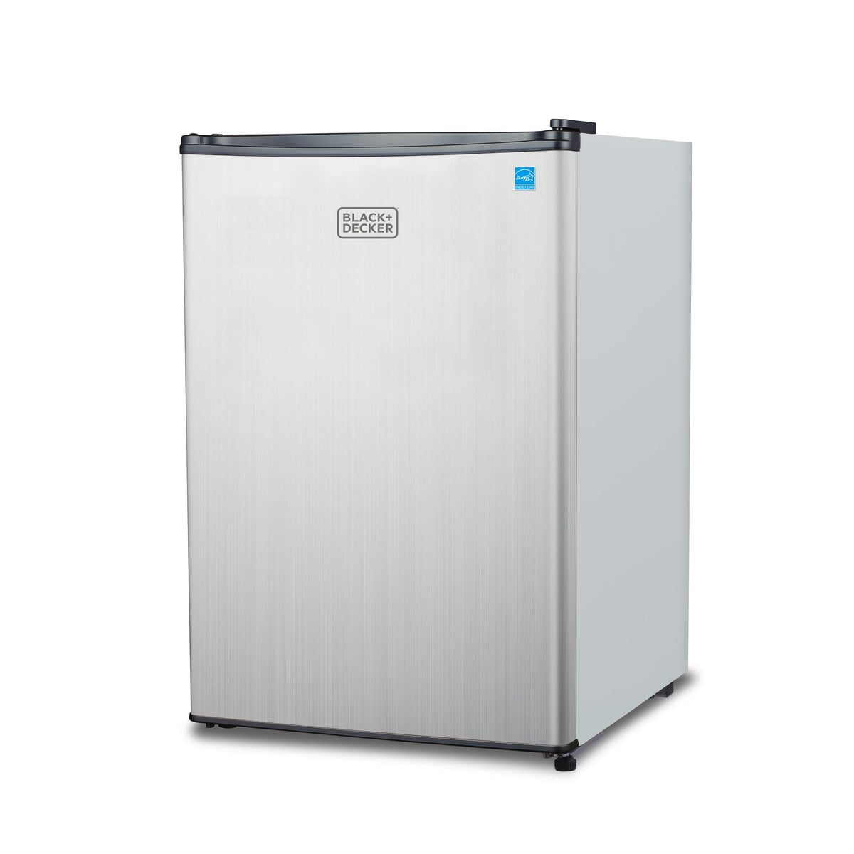 BLACK+DECKER 1.7 Cu. Ft. Compact Refrigerator, ENERGY STAR Certified, Single Door Mini Fridge with Chiller Compartment, Personal Fridge for Home or