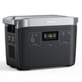 GROWATT Portable Power Station INFINITY 2000 Black Electric Solar Generator2048Wh LifePO4 Battery,2400W AC Output for Home Use, Outdoor Camping