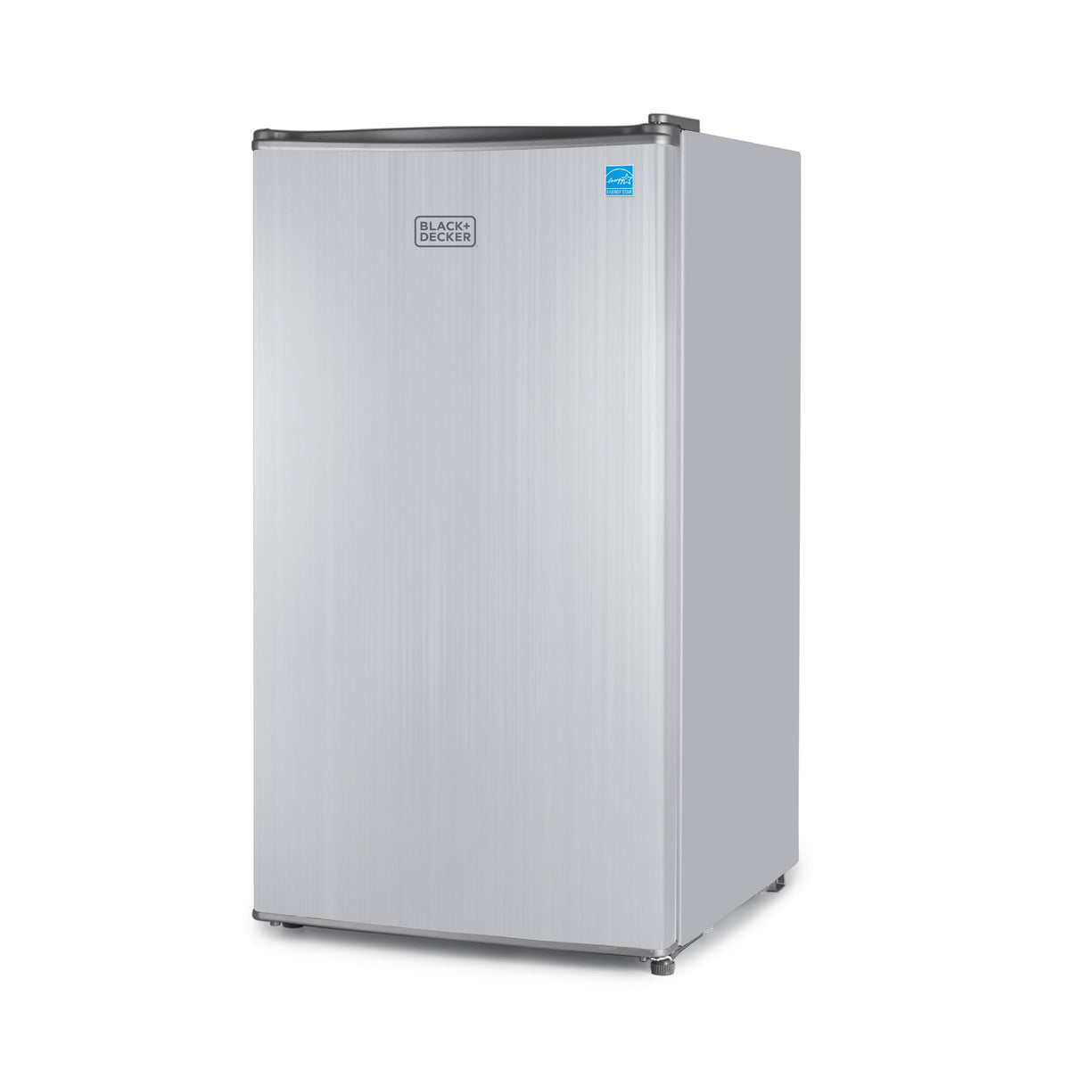 BLACK+DECKER 1.7 Cu. Ft. Compact Refrigerator, ENERGY STAR Certified, Single Door Mini Fridge with Chiller Compartment, Personal Fridge for Home or
