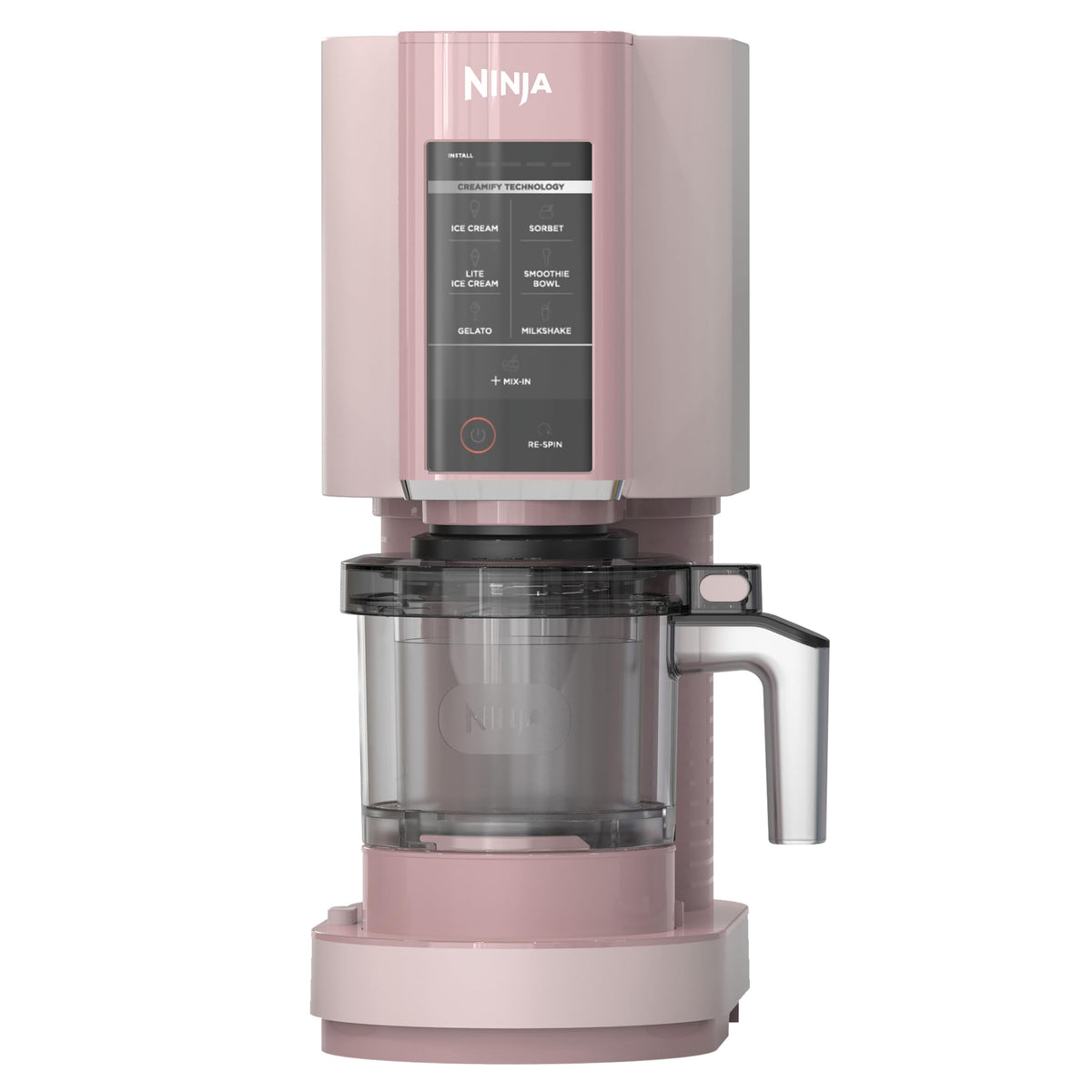 Ninja NC301 CREAMi Ice Cream Maker, for Gelato, Mix-ins, Milkshakes, Sorbet, Smoothie Bowls & More, 7 One-Touch Programs, with (2) Pint Containers &