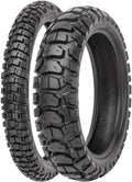 Tusk 2Track Adventure Motorcycle Tire Set ¨C 90/90-21 Front & 130/80-17 Rear ¨C Dual-Sport Off-Road Tires