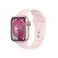 Apple Watch Series 9 [GPS 45mm] Midnight Aluminum Case with Midnight Sport Band M/L (Renewed)