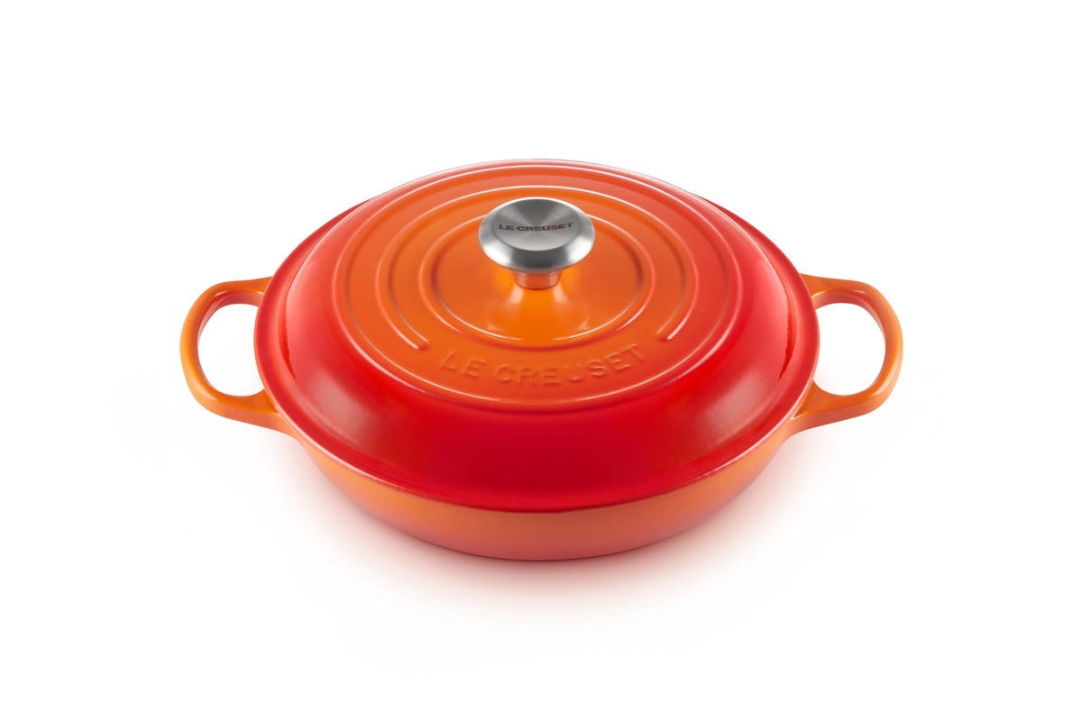 Le Creuset Enameled Cast Iron Signature Braiser, 2.25 qt., Licorice