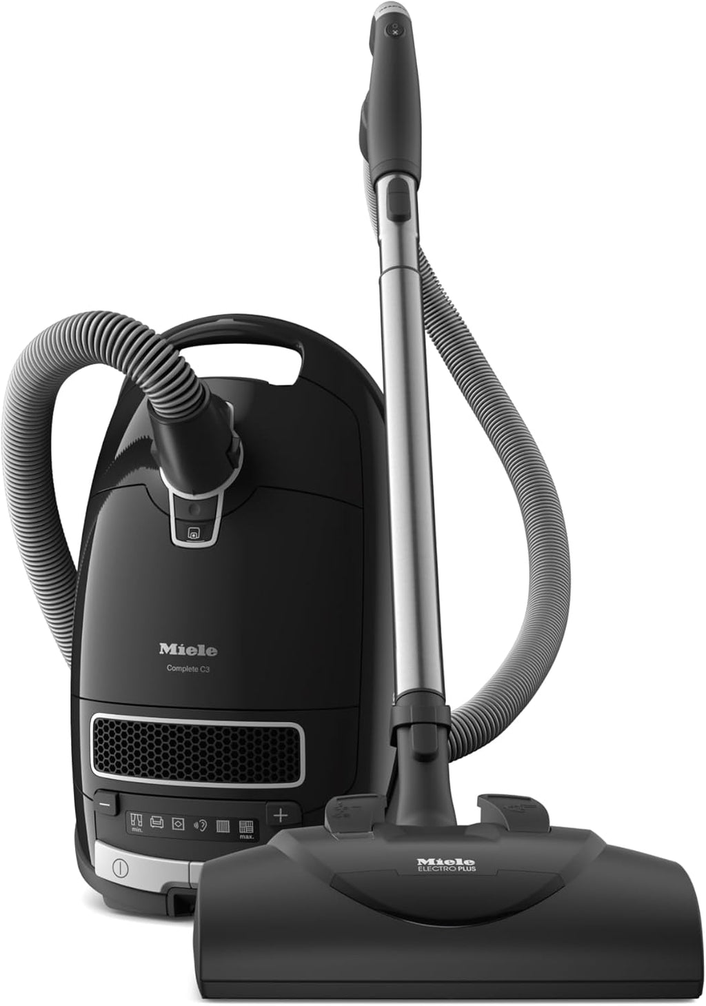 Miele Complete C3 Marin Bagged Canister Vacuum Cleaner with Electrobrush Floorhead, Suitable for Carpets and Hard Floors, in Marine Blue