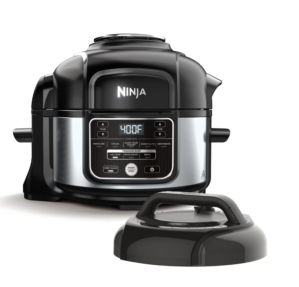 Ninja Foodi 10-in-1 Pressure Cooker & Air Fryer Combo, 6.5 Qt Stainless Steel Multi Cooker C Slow Cook, Steam, Bake, Roast, Dehydrate, Sear C Perfect