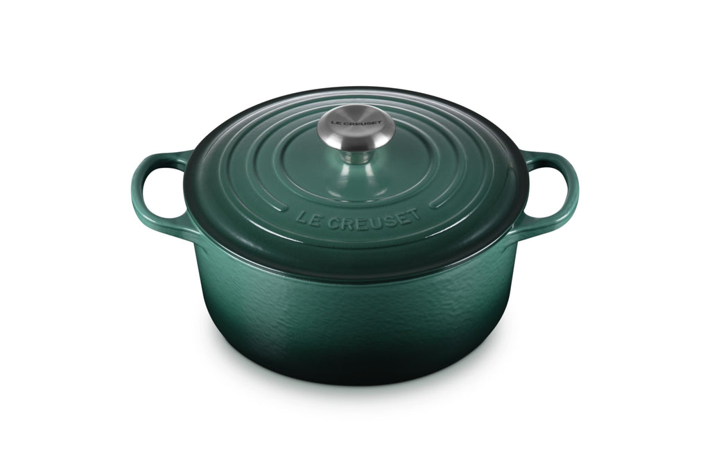 Le Creuset Enameled Cast Iron Signature Round Dutch Oven, 7.25 qt., Licorice