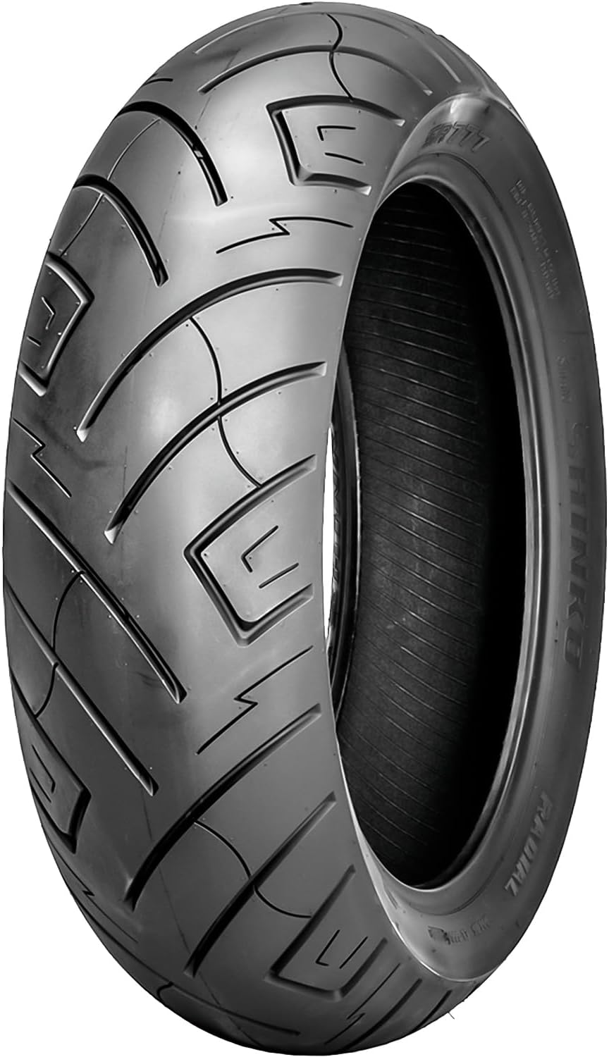 Shinko 87-4614 Black Wall SR777 & SR777 H.D. Tire