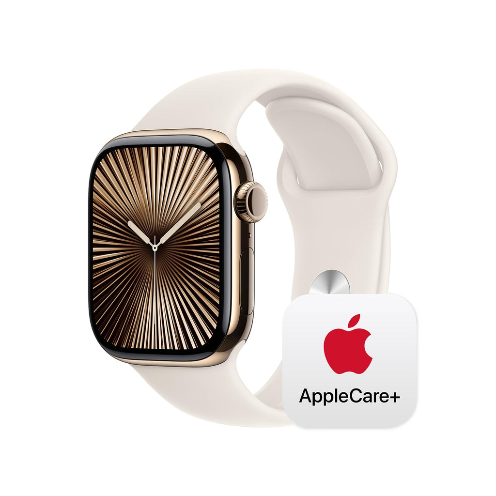 Apple Watch Series 10 [GPS 46mm case] Smartwatch with Jet Black Aluminum Case with Black Sport Band - M/L. Fitness Tracker, ECG App, Always-On Retina