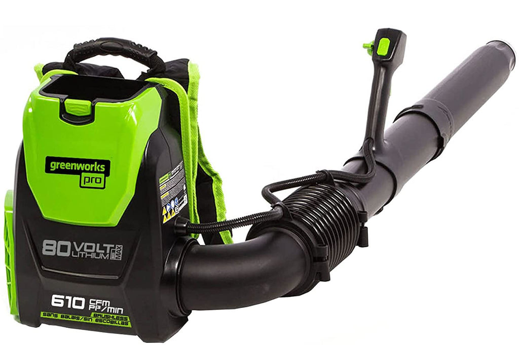 Greenworks 80V (750 CFM) Backpack Blower, 4.0Ah Battery and 4A Charger