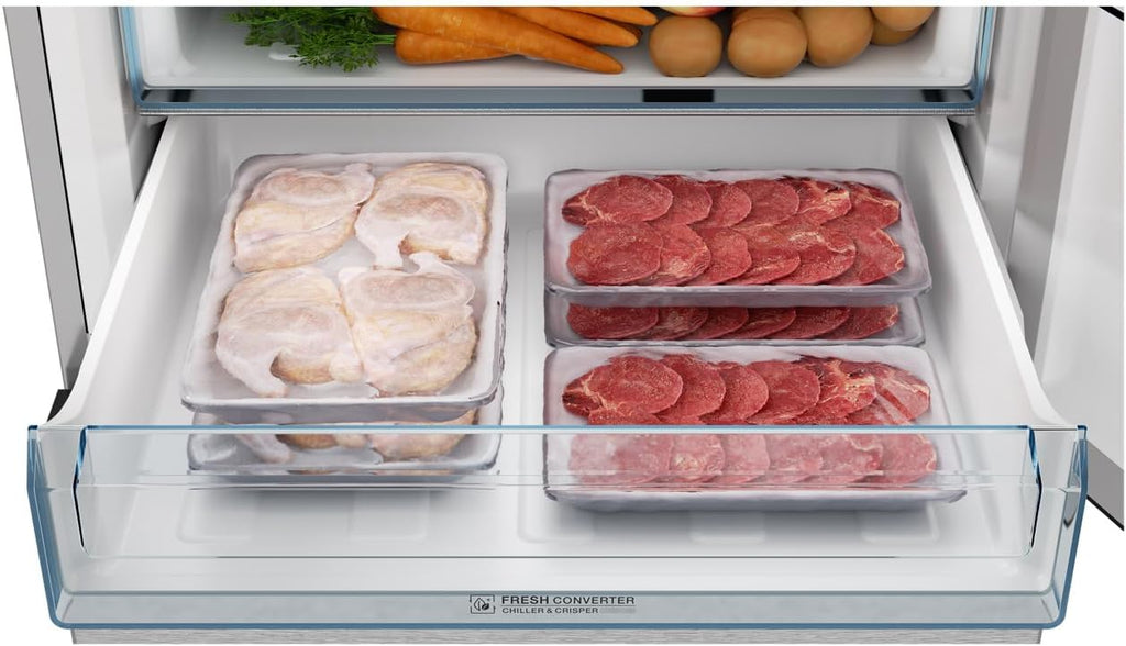Sharp SJB1255GS Bottom-Freezer Counter-Depth Refrigerator, 24 Inch, 11.5 Cubic Foot, Garage Ready