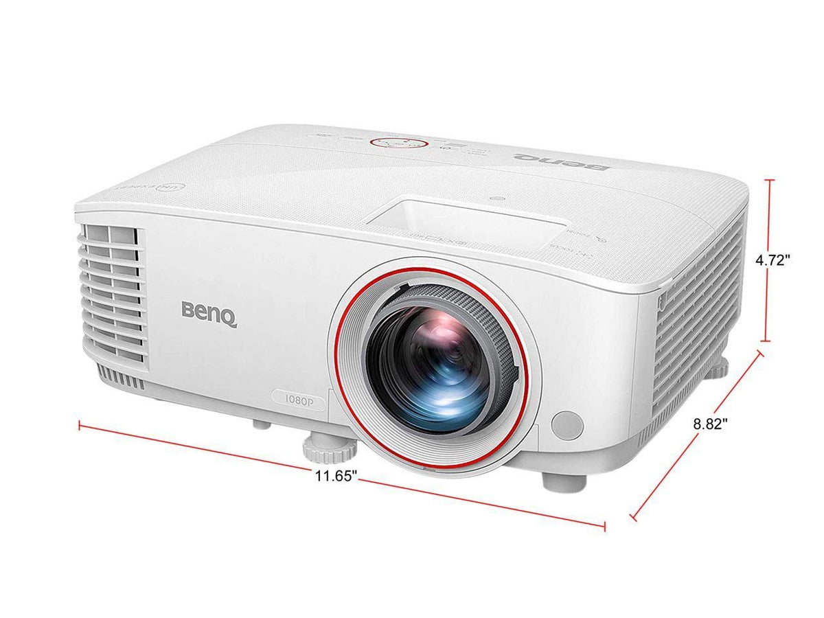 BenQ TH671ST 1080p Short Throw Gaming Projector | Gaming Mode for Intense Low Input Lag Action | 3000 Lumens for Lights On Entertainment | 3 Year