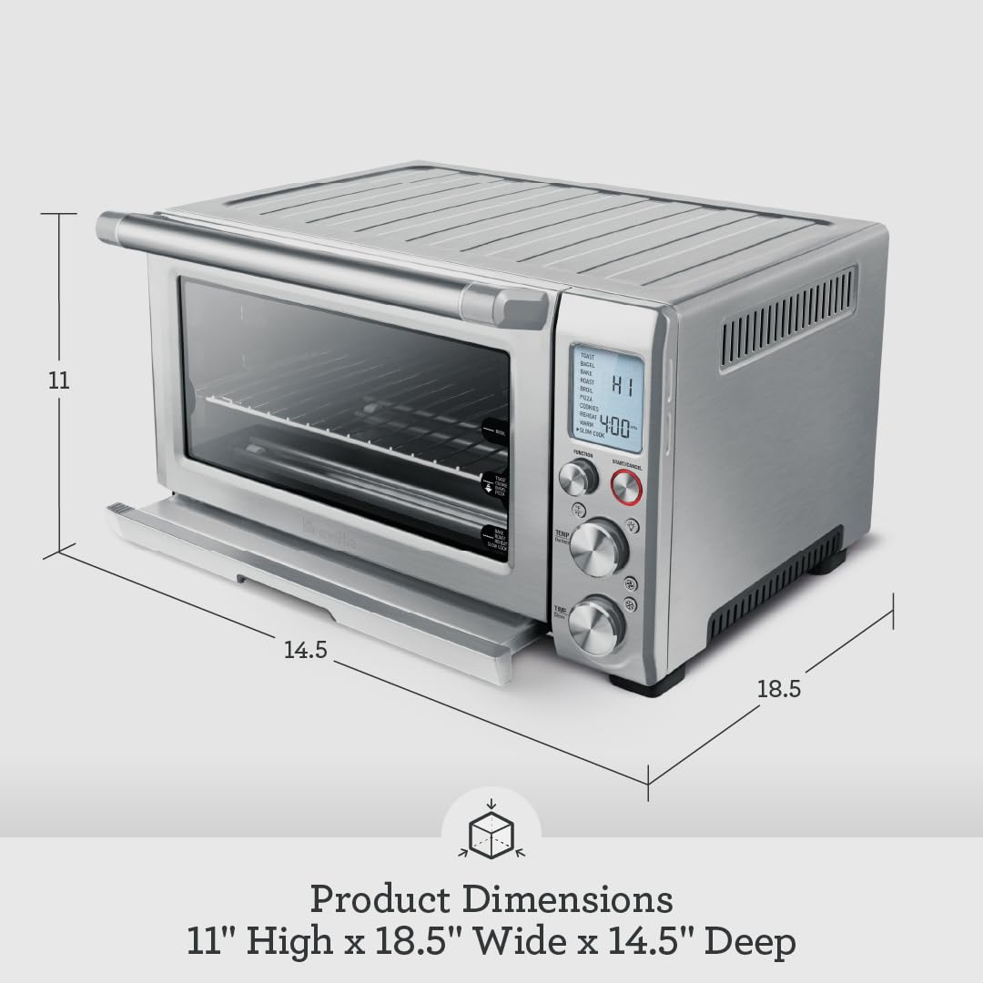 Breville BOV845BSS Smart Oven Pro Countertop Oven, Brushed Stainless Steel