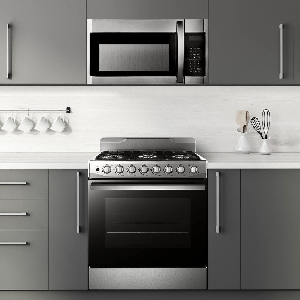 BLACK+DECKER EM044KB19 Over The Range Microwave Oven with One Touch, 1000 Watts, 400 CFM and Auto Cooking, OTR 1.9 Cu.ft