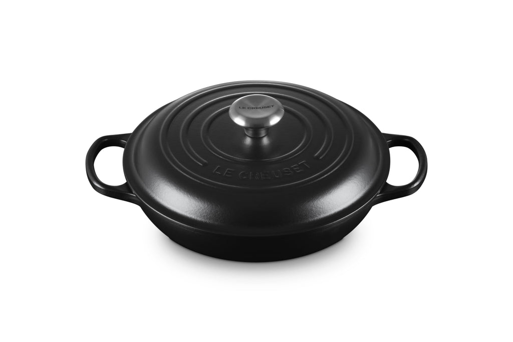 Le Creuset Enameled Cast Iron Signature Braiser, 2.25 qt., Licorice
