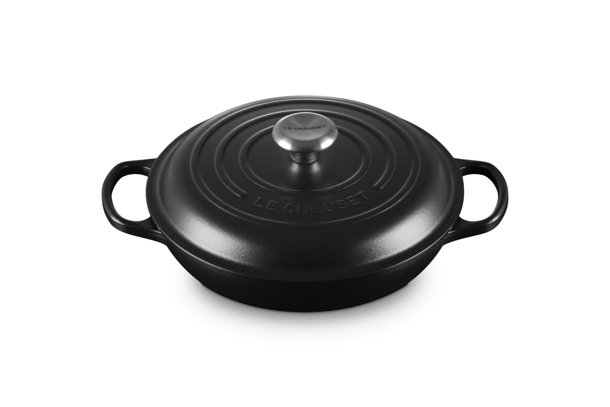 Le Creuset Enameled Cast Iron Signature Braiser, 2.25 qt., Licorice