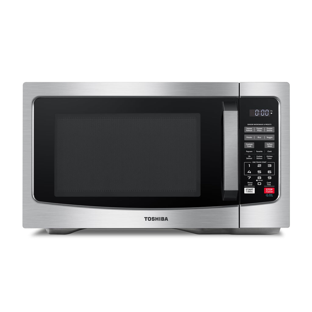 TOSHIBA Air Fryer Combo 8-in-1 Countertop Microwave Oven, with Convection, Broil, Odor Removal Mode, 12.4" Position Memory Turntable, Child-Lock, 1.0