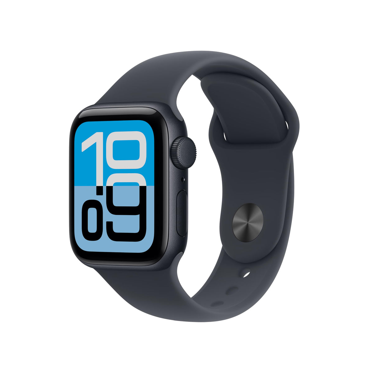 Apple Watch SE 3 [GPS 44mm] Smartwatch with Midnight Aluminum Case with Midnight Sport Band - M/L. Fitness and Sleep Trackers, Heart Rate Monitor