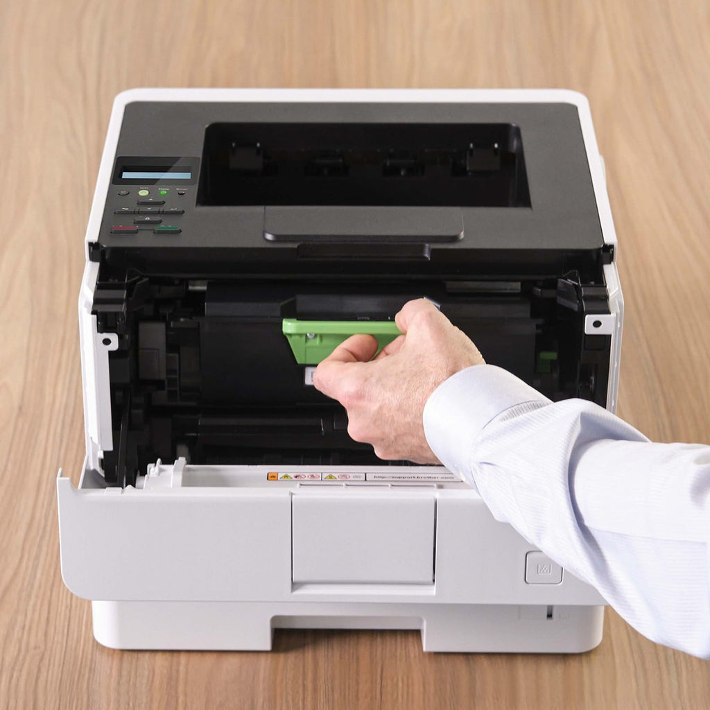 Brother Professional Laser Printer with High-Speed 50 ppm Output, Advanced Security Features, and Wireless Networking for Business, Monochrome