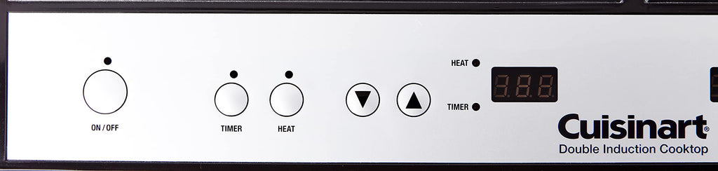 Cuisinart ICT-60 Double Induction Cooktop, Black
