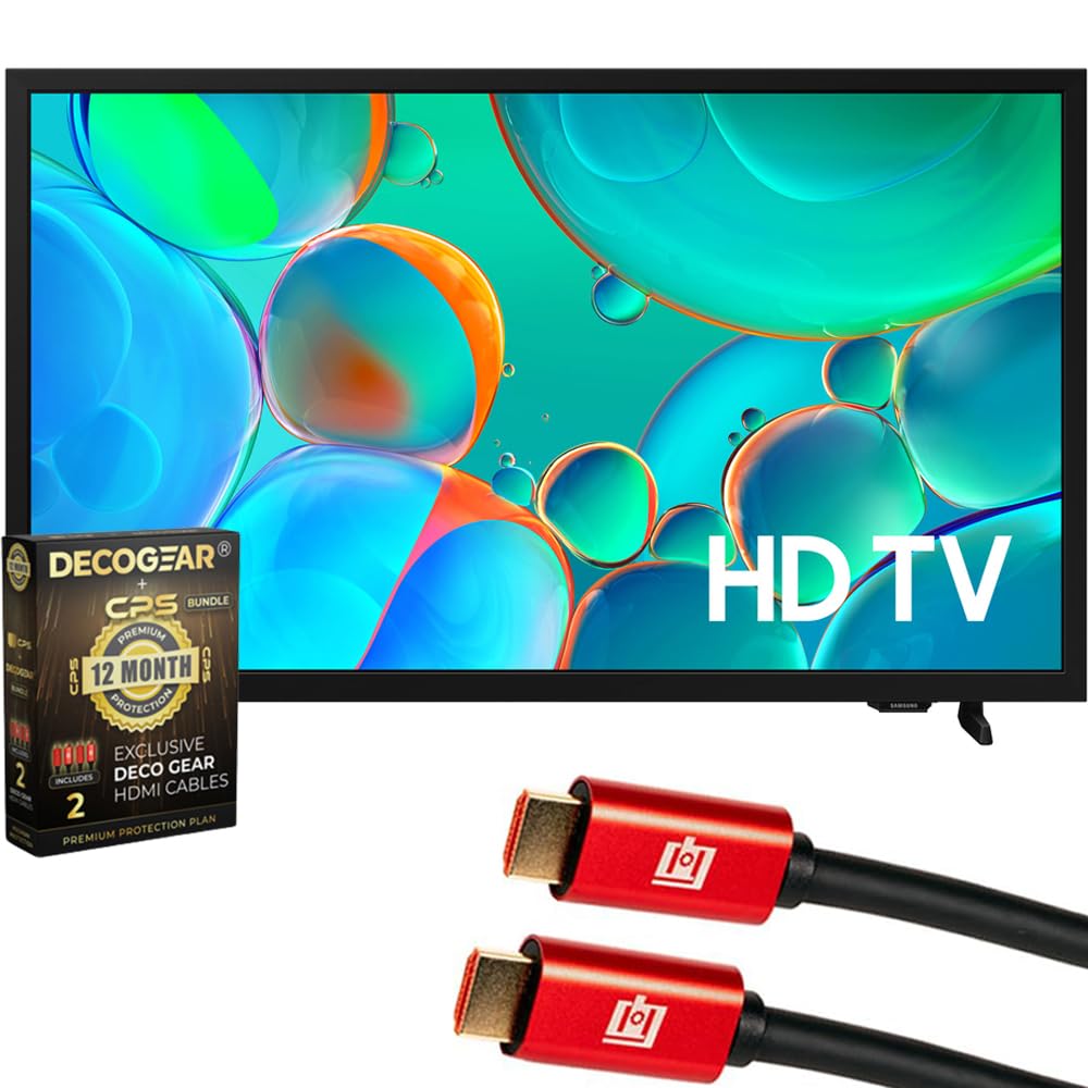 Samsung UN40F6000FFXZA 40 inch 1080P FHD F6000F 4K Smart TV (2025) Bundle with Theater Essentials, 1 Year CPS Enhanced Protection Pack and Deco Gear