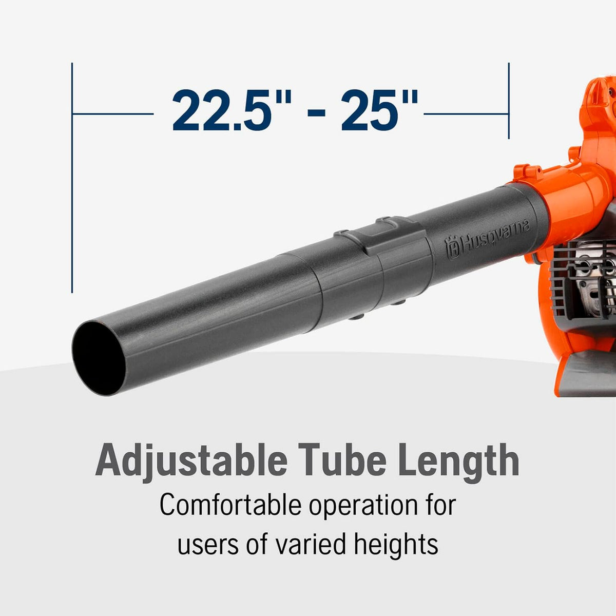 Husqvarna 125B Gas Leaf Blower, 28-cc 1.1-HP 2-Cycle Handheld Leaf Blower, 470-CFM, 170-MPH, 12.5-N Powerful Clearing Performance and Ergonomic