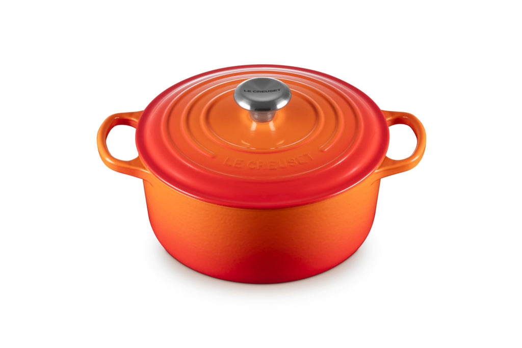 Le Creuset Enameled Cast Iron Signature Round Dutch Oven, 7.25 qt., Licorice
