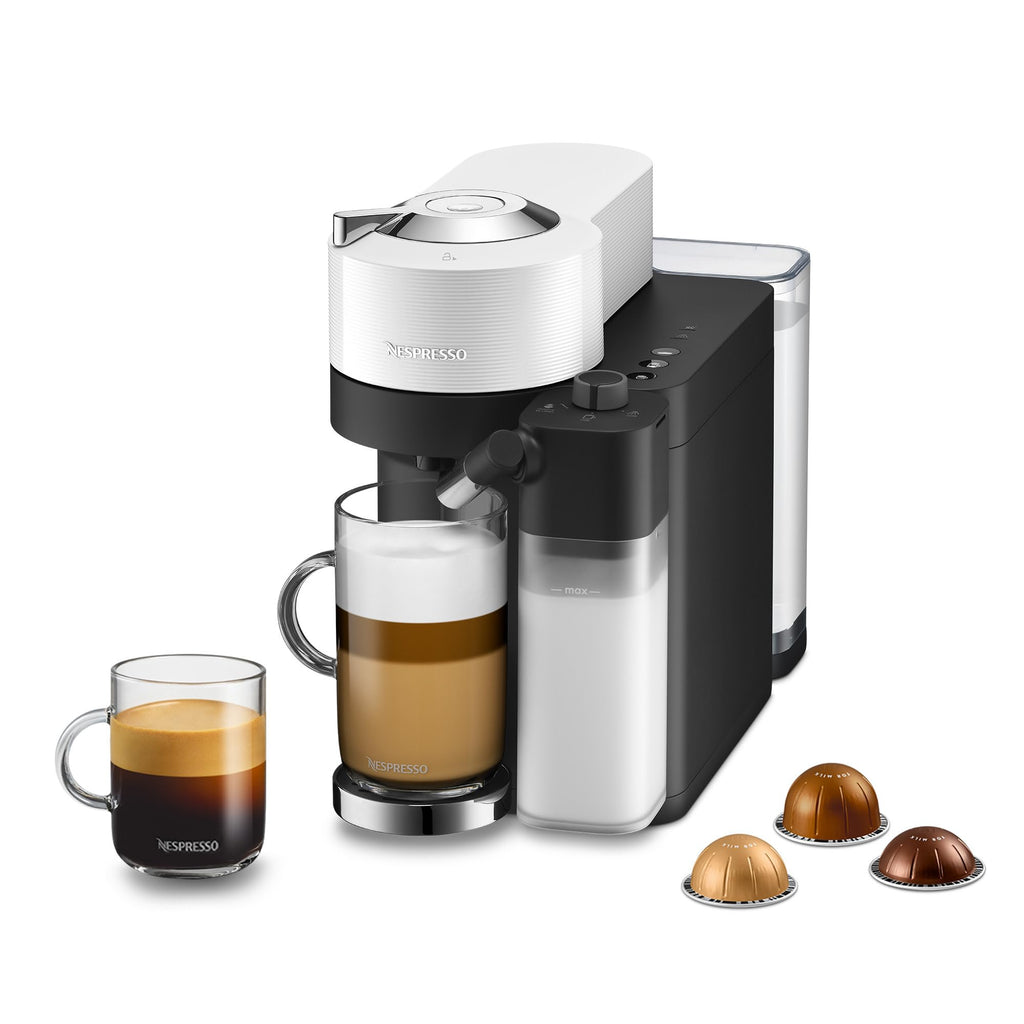 Nespresso Vertuo Lattissima Coffee and Espresso Maker by De'Longhi, Matte Black & Glossy