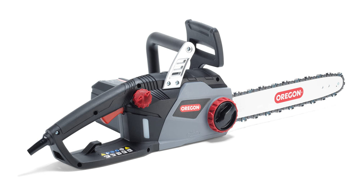 Oregon CS1400 15 Amp Electric Chainsaw, Powerful Corded Electric Saw with 16-Inch Guide Bar & ControlCut Saw Chain, Quiet & Low Kickback, 2-Year