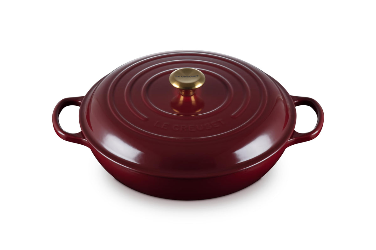 Le Creuset Enameled Cast Iron Signature Braiser, 2.25 qt., Licorice