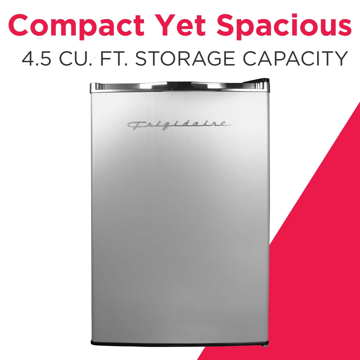 Frigidaire EFR285-6COM, 2.5 cu ft Refrigerator, Stainless Steel Door, Platinum Series