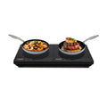 Nuwave Double Cooktop Induction Countertop Burner, Portable, 900 & 1800W, 100F to 575F, Large 8 Heating Coil, 50 Pre-Programmed Settings, Shatter