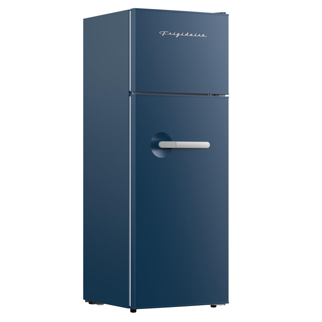 Frigidaire Retro Apartment Size Refrigerator with Top Freezer - 2 Door Fridge with 7.5 Cu Ft of Storage Capacity, Adjustable Spill-Proof Shelves