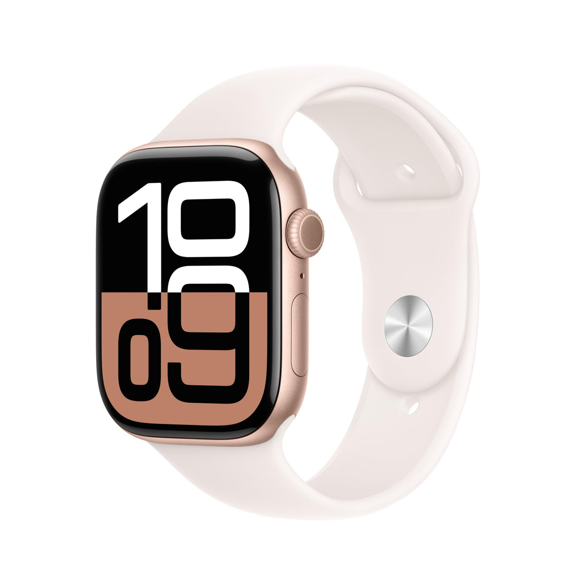 Apple Watch Series 10 [GPS 46mm case] Smartwatch with Jet Black Aluminum Case with Black Sport Band - M/L. Fitness Tracker, ECG App, Always-On Retina