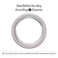 Oura Ring 4 Ceramic - Tide - Size 8 - Size Before You Buy