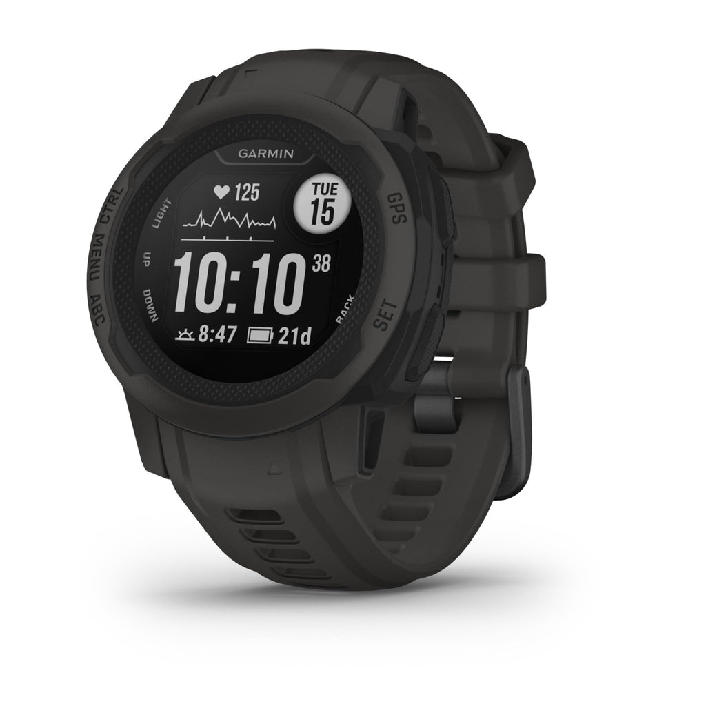 Garmin Instinct 2 Solar, Smaller-Sized Rugged Outdoor Watch with GPS, with Solar Charging Capabilities, Built for All Elements, Multi-GNSS Support
