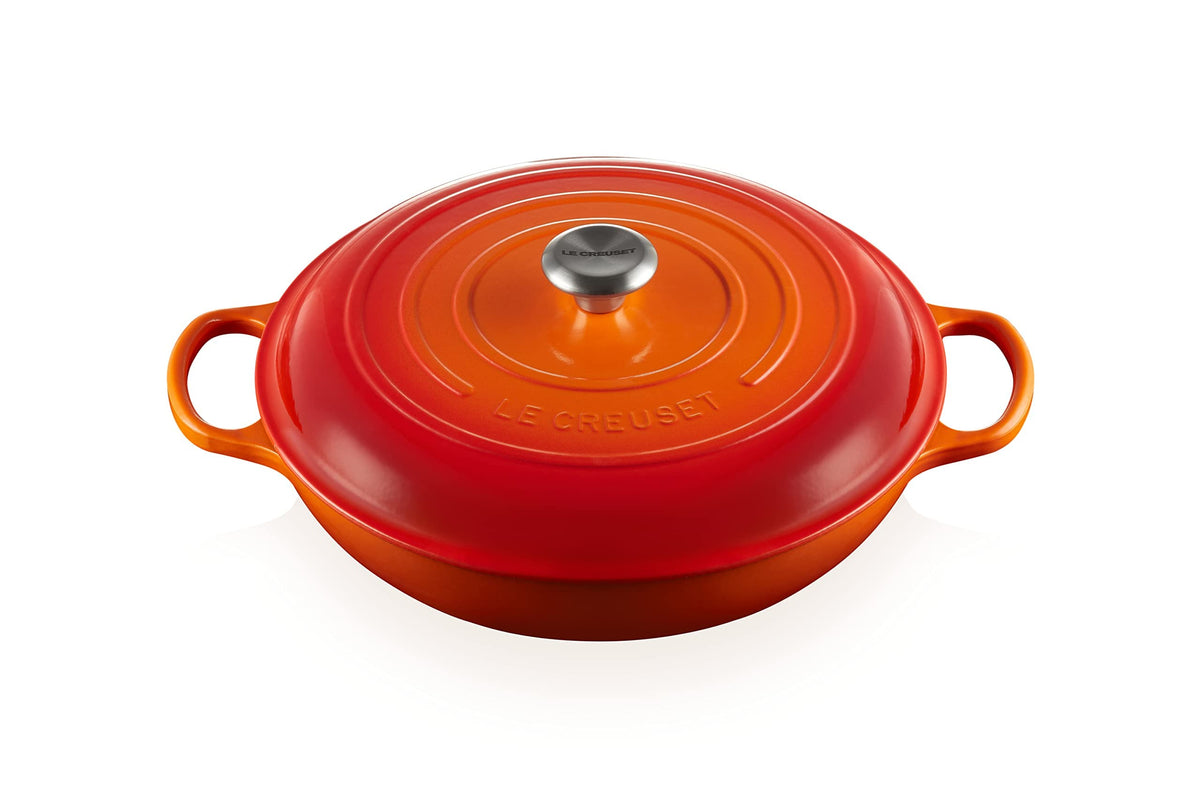 Le Creuset Enameled Cast Iron Signature Braiser, 2.25 qt., Licorice