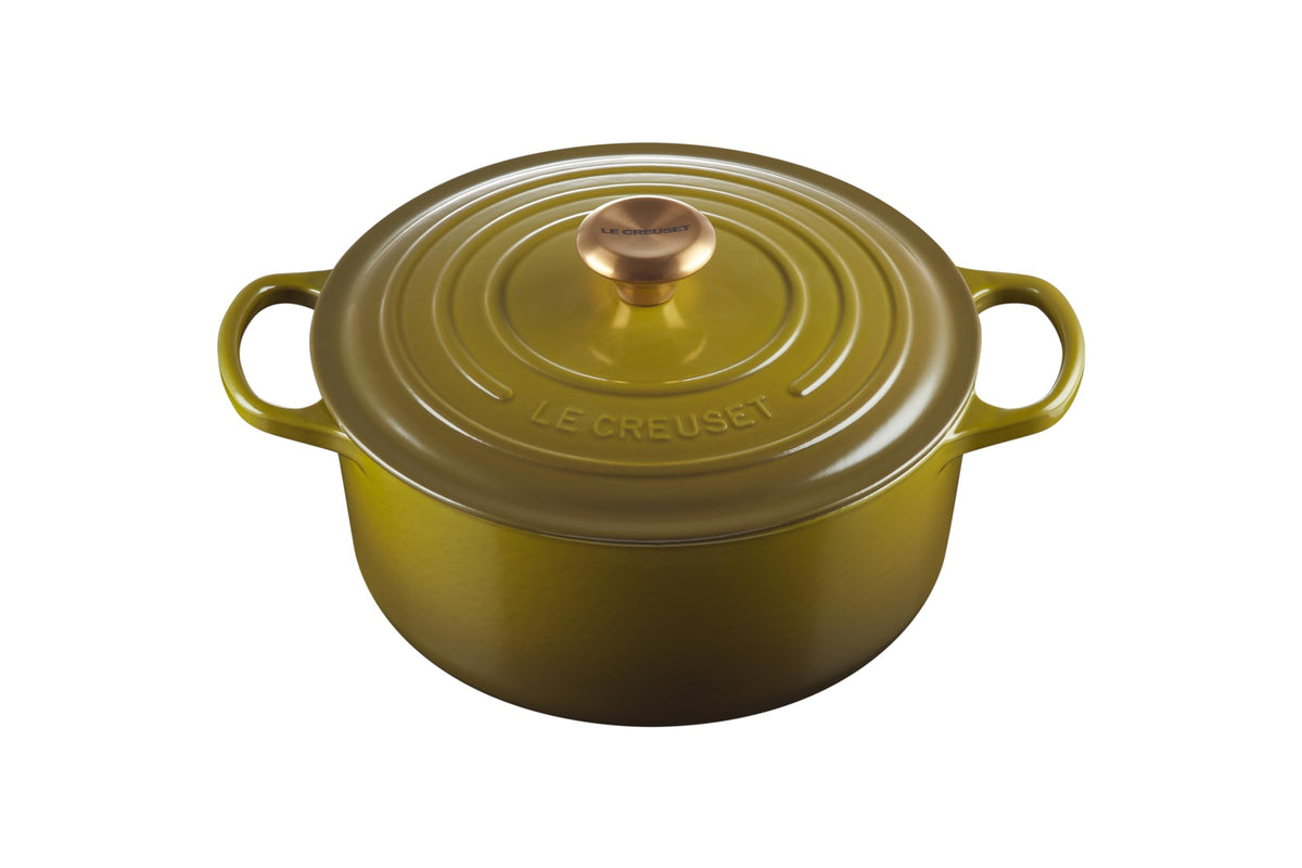 Le Creuset Enameled Cast Iron Signature Round Dutch Oven, 7.25 qt., Licorice