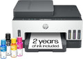 HP Smart Tank 7301 Wireless All-in-One Ink Tank Printer, Scanner, Copier with 2 Years of Ink Included, Best-for-Home Office, Cartridge-Free