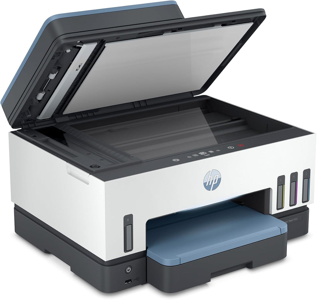 HP Smart Tank 7602 Wireless All-in-One Ink Tank Printer, Scanner, Copier with 2 Years of Ink Included, Best-for-Home Office, Cartridge-Free