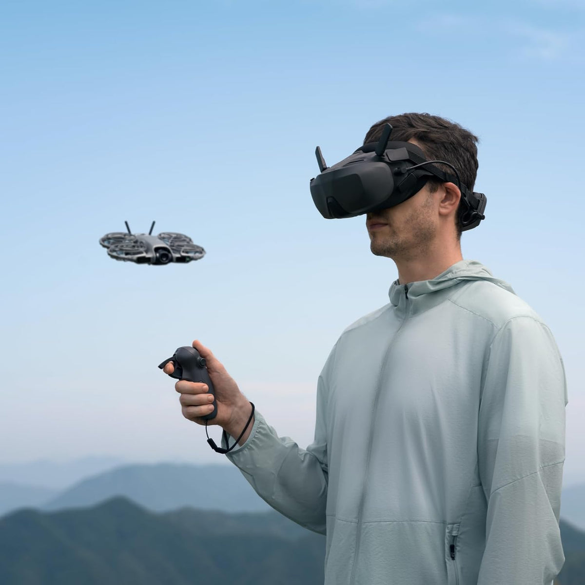 DJI Neo 2 Fly More Combo With RC-N3 Remote Controller, Stable Transmission With Digital Transceiver, 4K Drone for Beginners, 3 Batteries