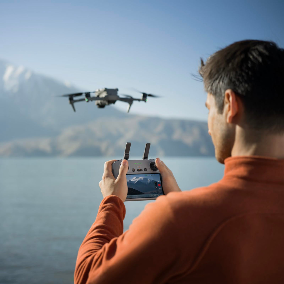 DJI Air 3S Fly More Combo (RC-N3), Drone with 1" CMOS Wide-Angle & Medium Tele Camera, 4K/60fps HDR Video, Nightscape Omnidirectional Obstacle