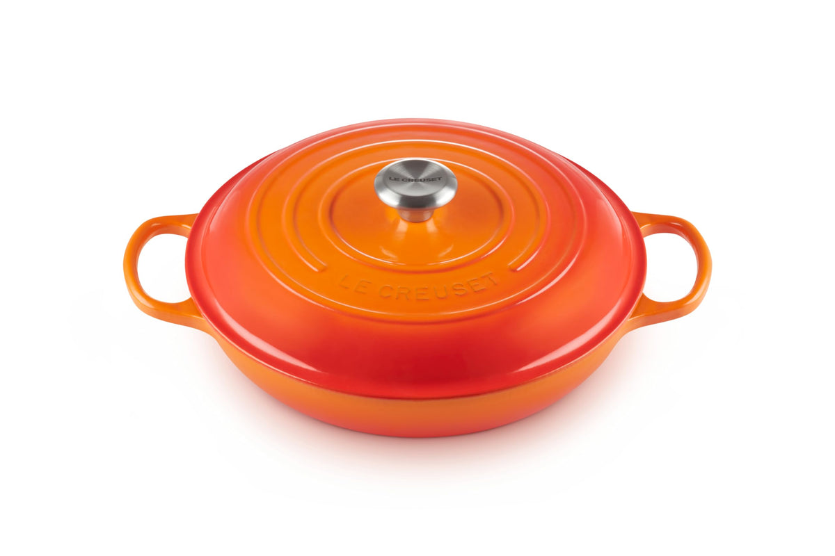 Le Creuset Enameled Cast Iron Signature Braiser, 2.25 qt., Licorice