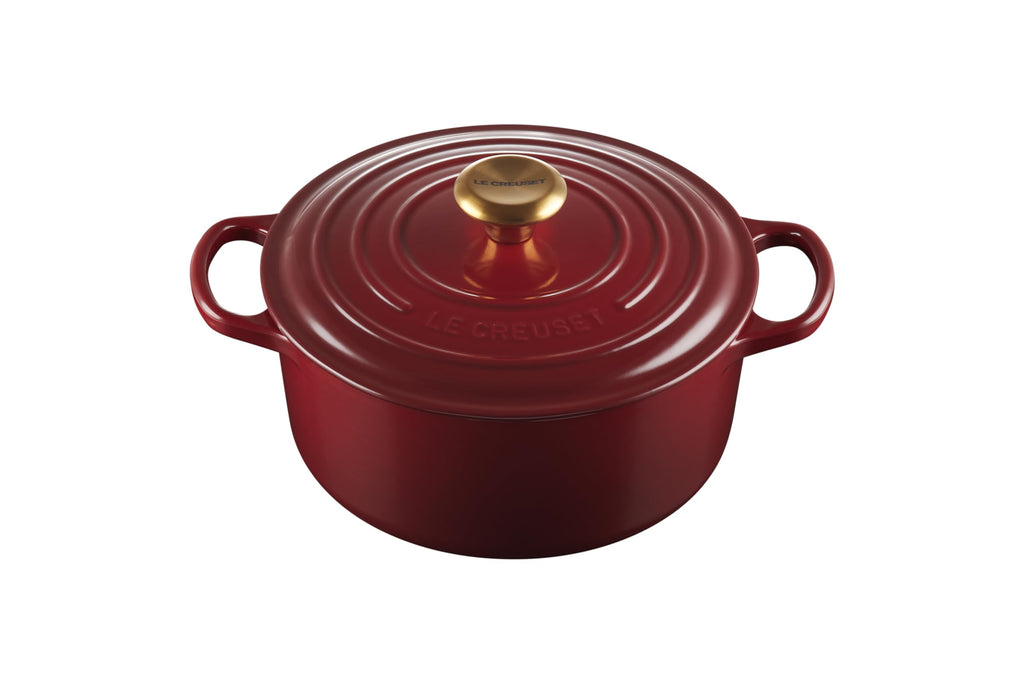 Le Creuset Enameled Cast Iron Signature Round Dutch Oven, 7.25 qt., Licorice