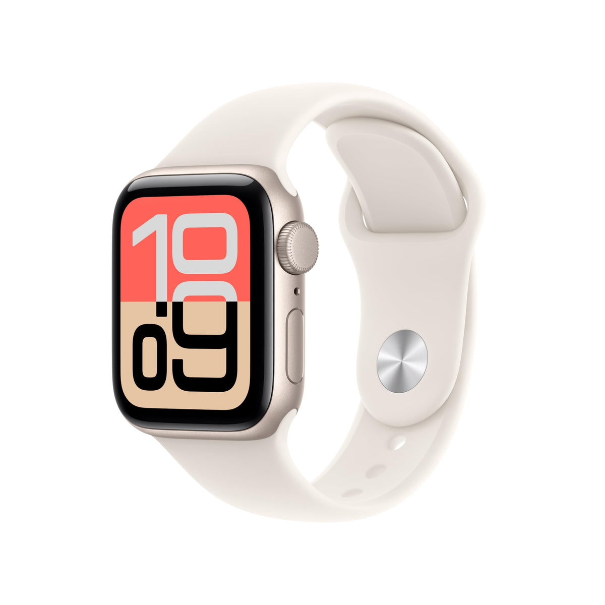 Apple Watch SE 3 [GPS 44mm] Smartwatch with Midnight Aluminum Case with Midnight Sport Band - M/L. Fitness and Sleep Trackers, Heart Rate Monitor